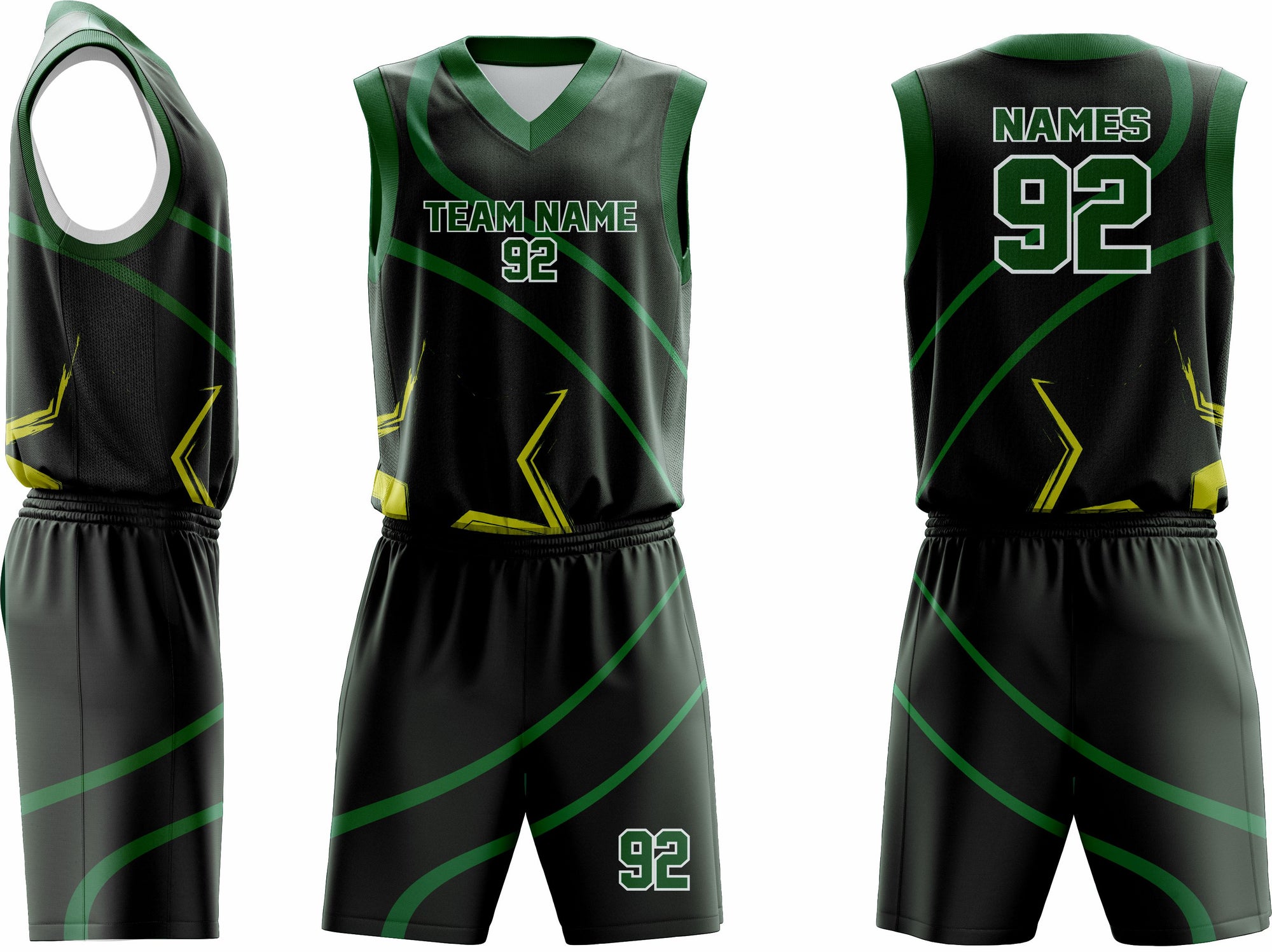 Custom Basketball Uniform 28 – Premium Team Jerseys & Shorts - Team Concept Sports