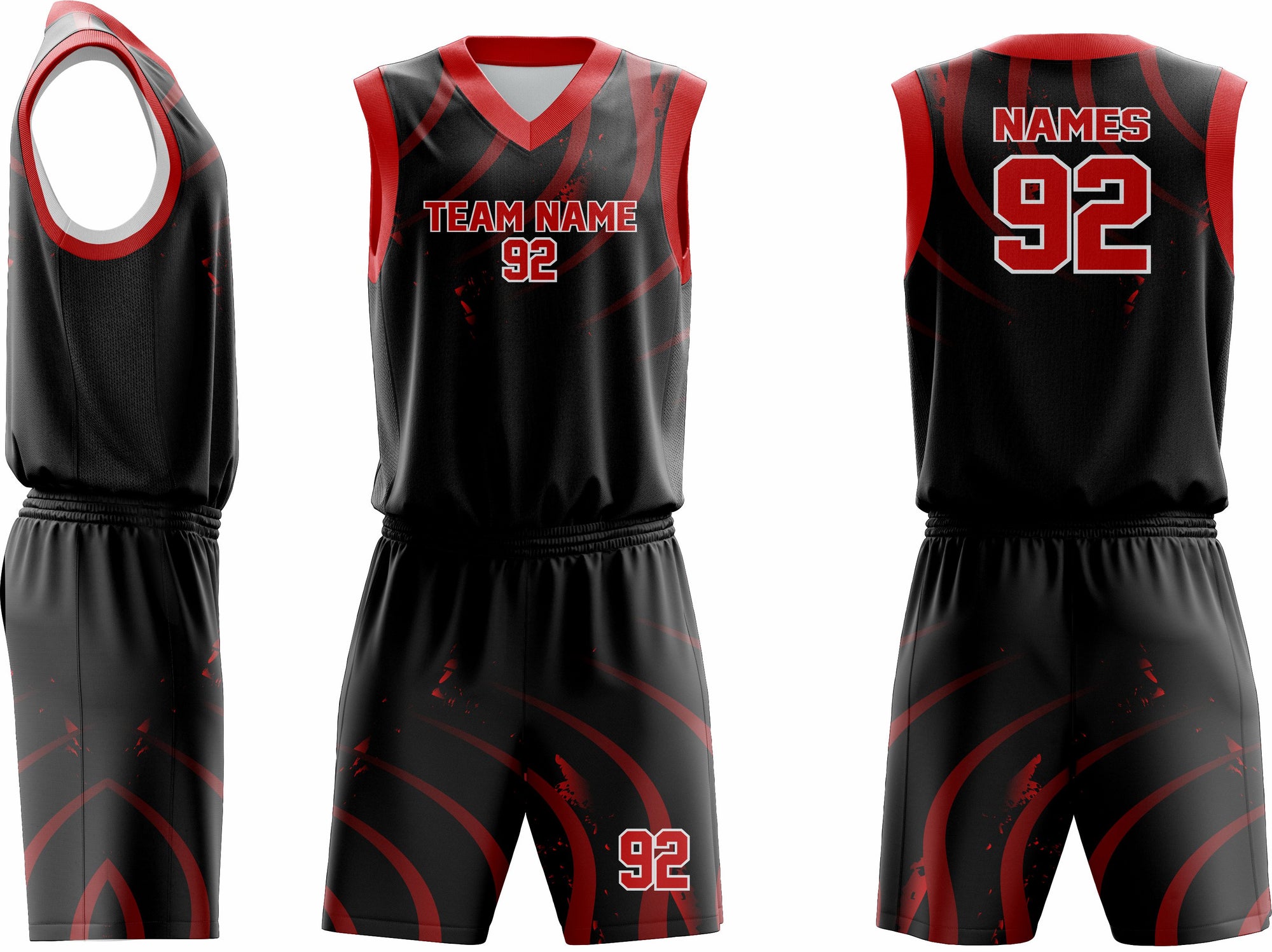 Custom Basketball Uniform 29 – Premium Team Jerseys & Shorts - Team Concept Sports