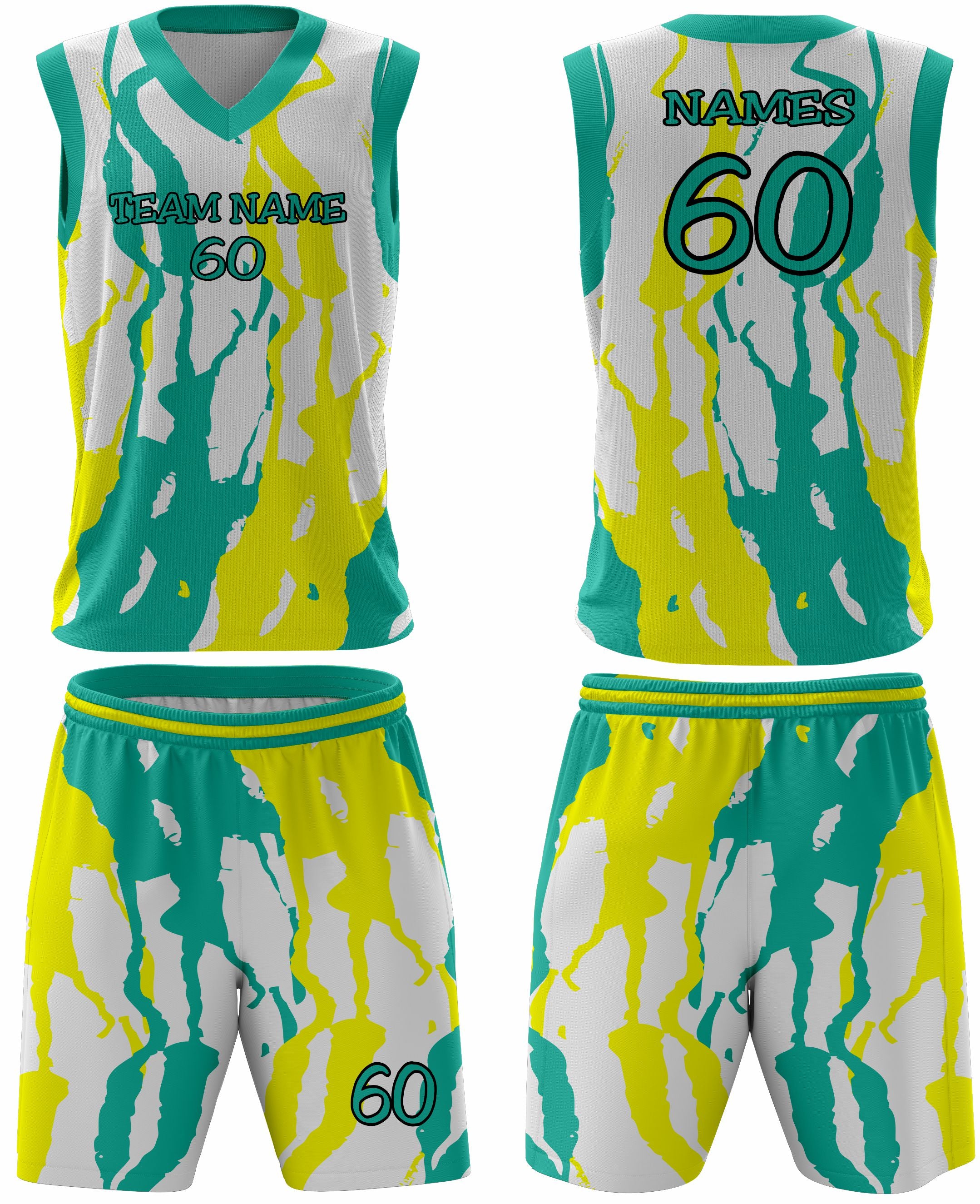 Custom Basketball Uniform 34 – Premium Team Jerseys & Shorts - Team Concept Sports