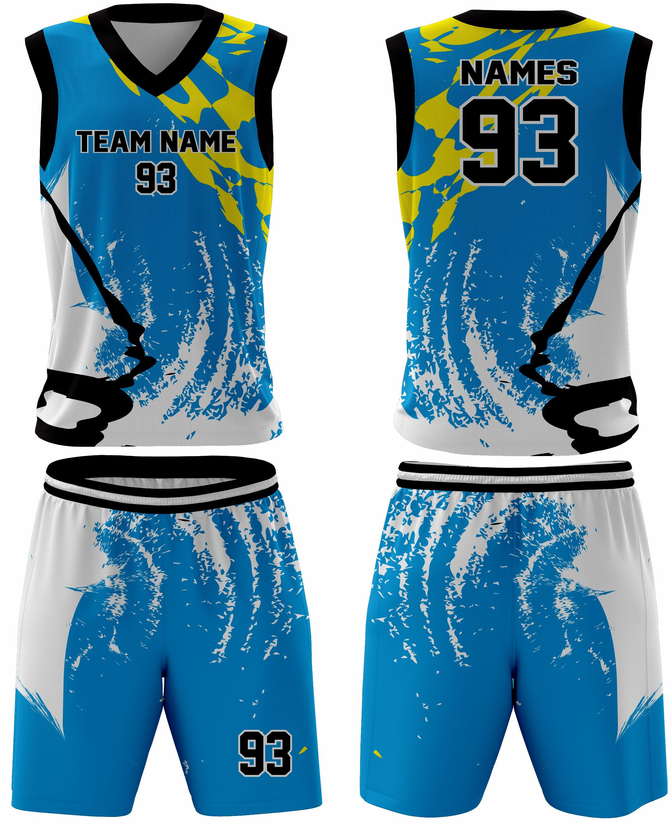 Custom Basketball Uniform 36 – Premium Team Jerseys & Shorts - Team Concept Sports