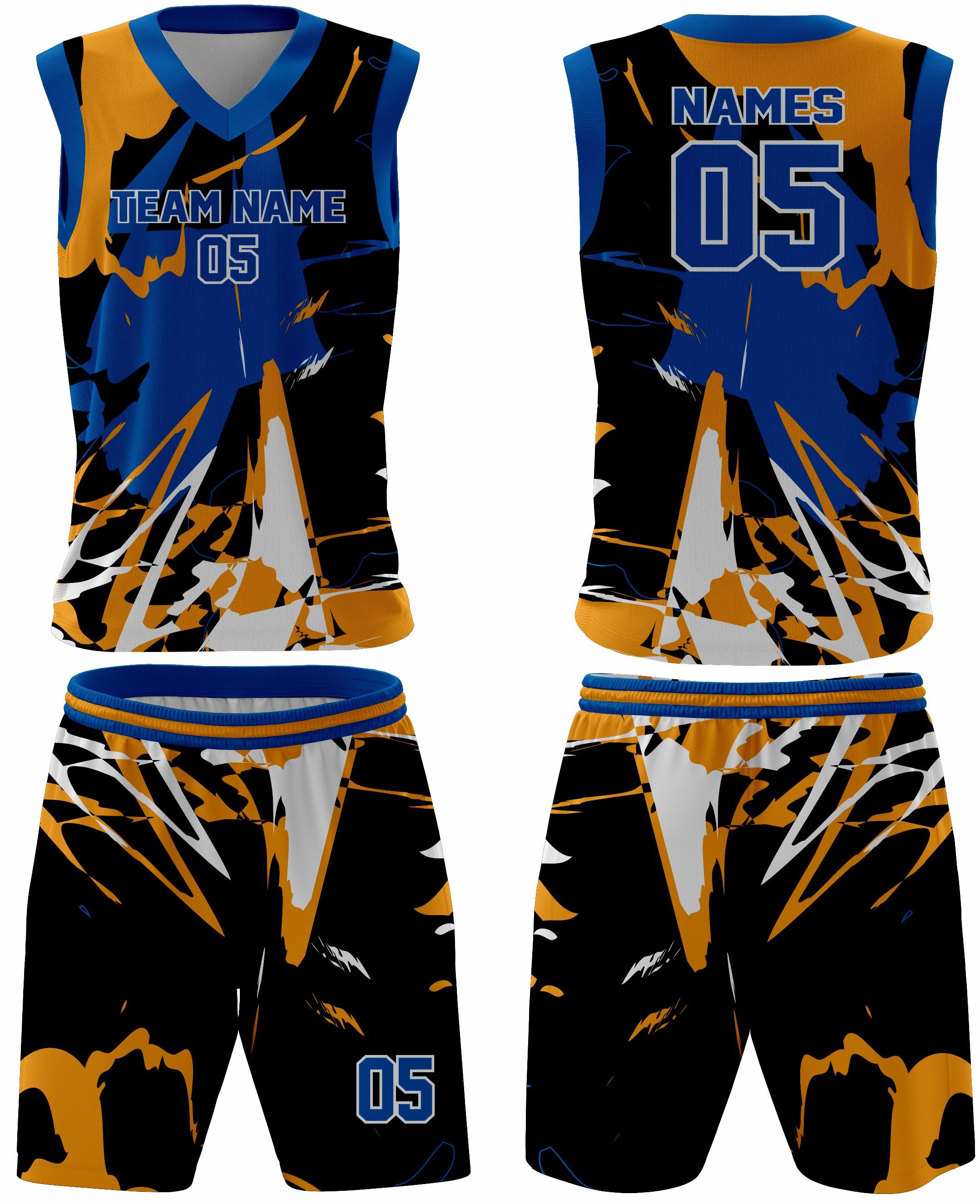 Custom Basketball Uniform 38 – Premium Team Jerseys & Shorts - Team Concept Sports