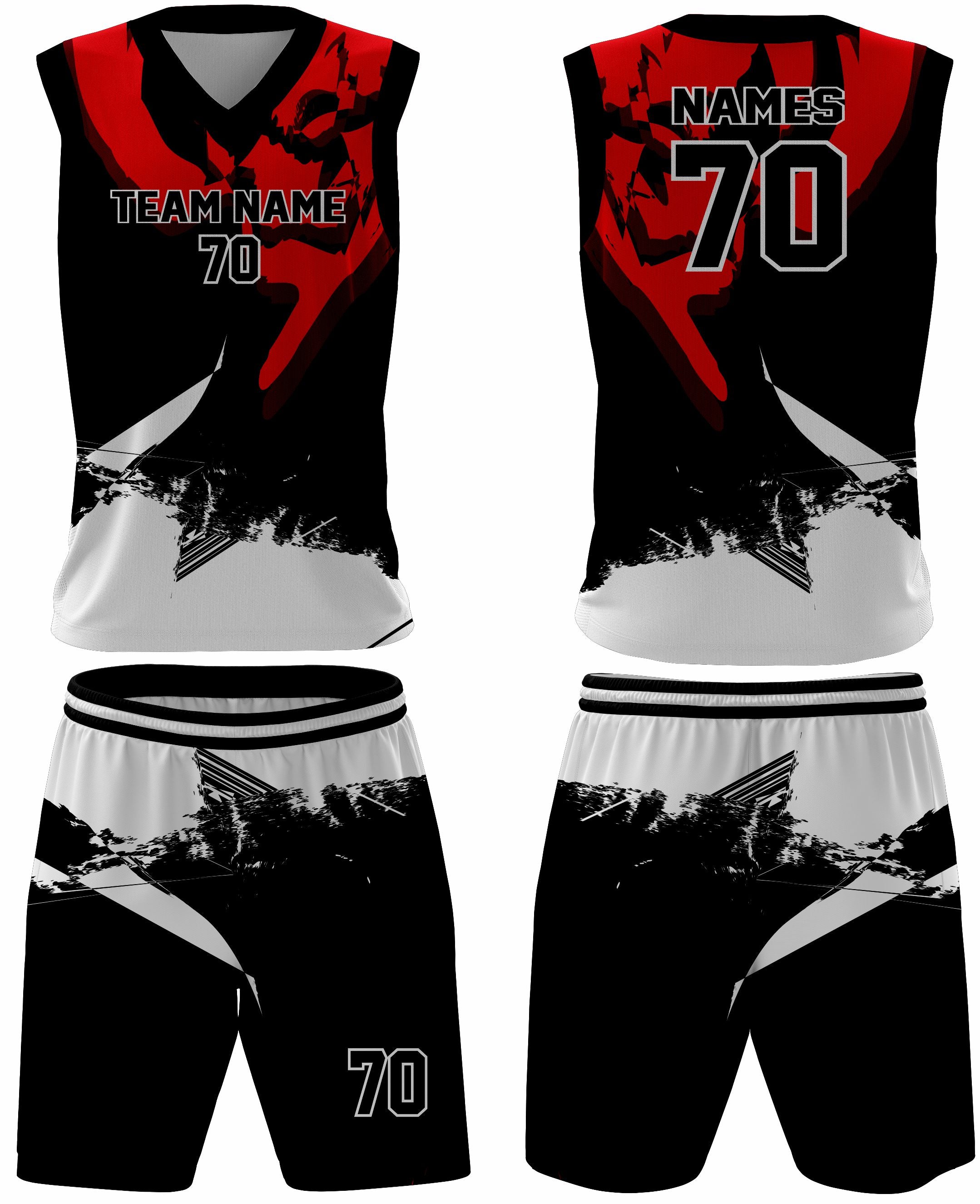 Custom Basketball Uniform 40 – Premium Team Jerseys & Shorts - Team Concept Sports