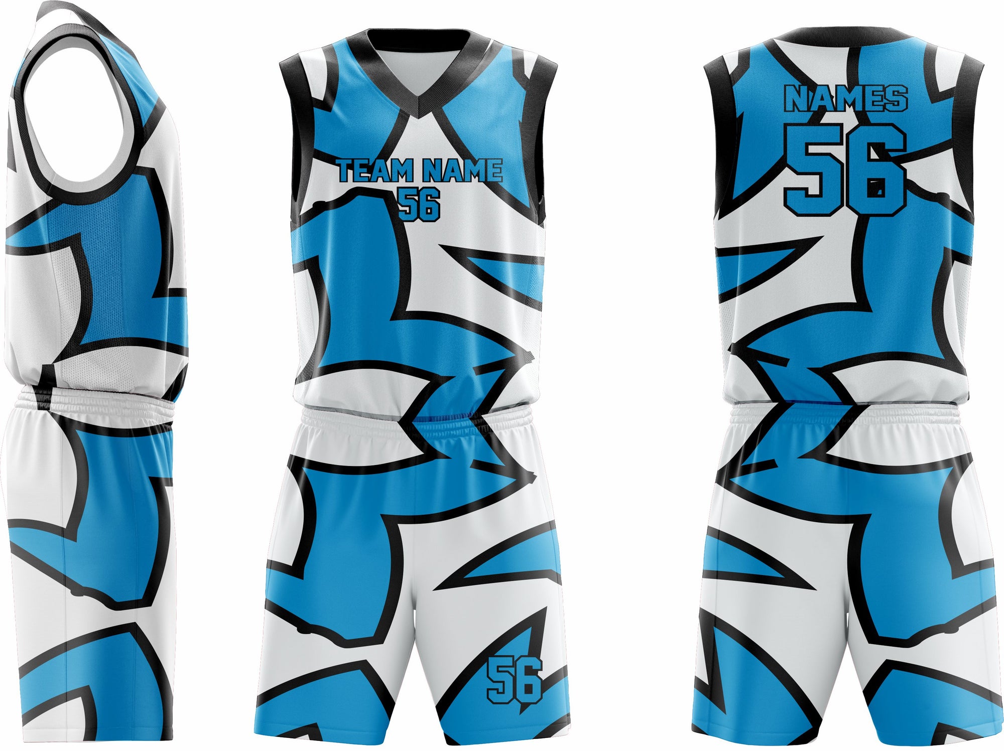 Custom Basketball Uniform 43 – Premium Team Jerseys & Shorts - Team Concept Sports
