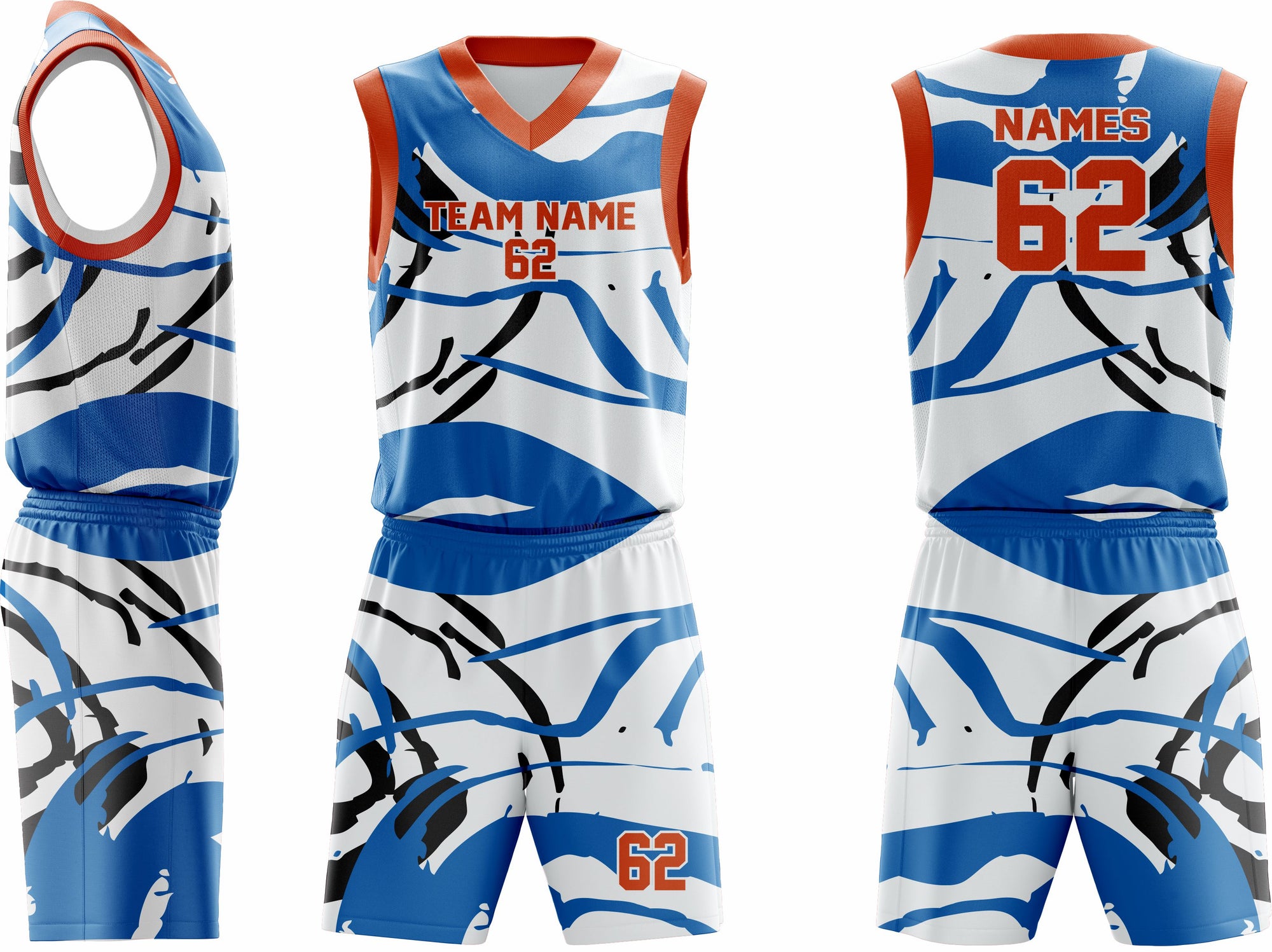 Custom Basketball Uniform 44 – Premium Team Jerseys & Shorts - Team Concept Sports