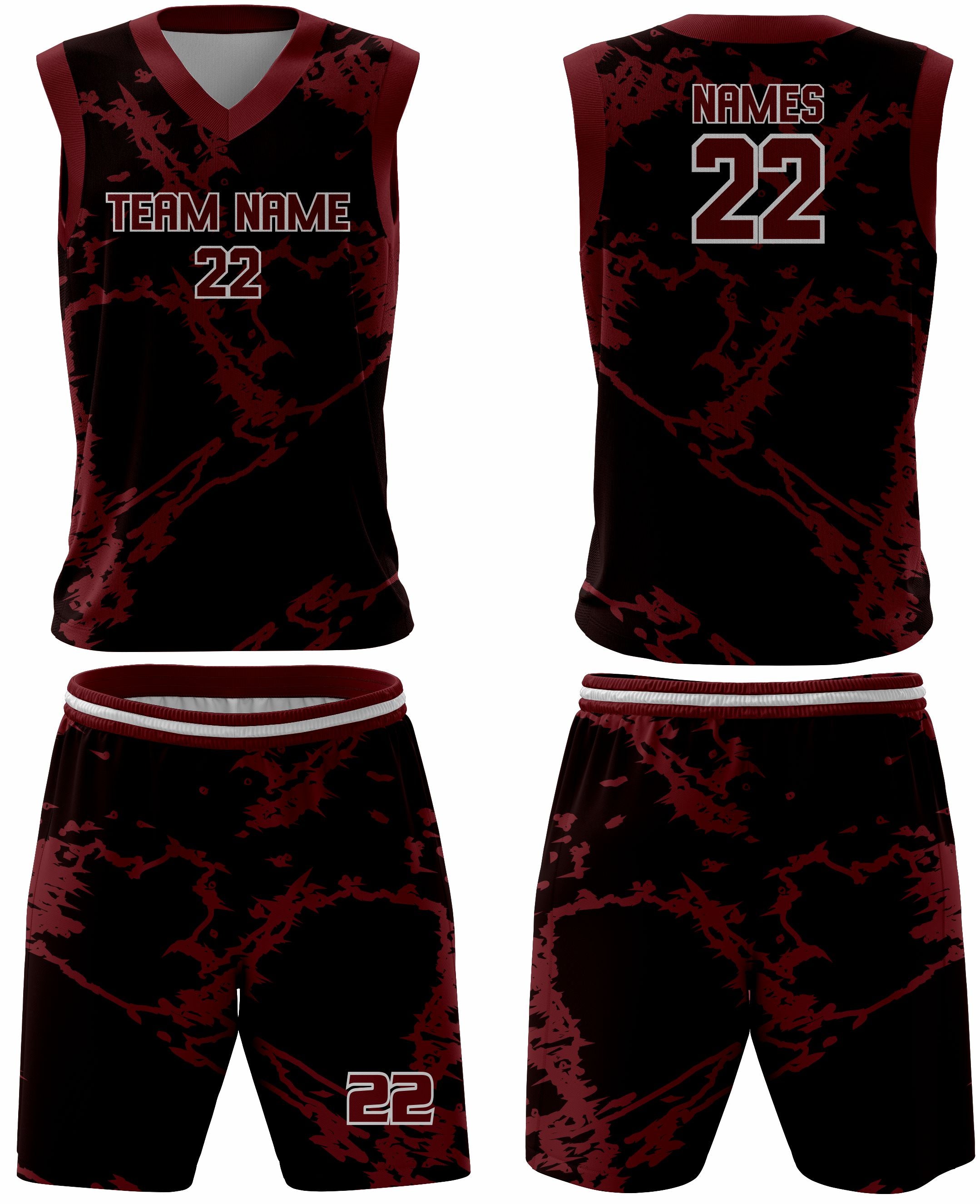 Custom Basketball Uniform 54 – Premium Team Jerseys & Shorts - Team Concept Sports