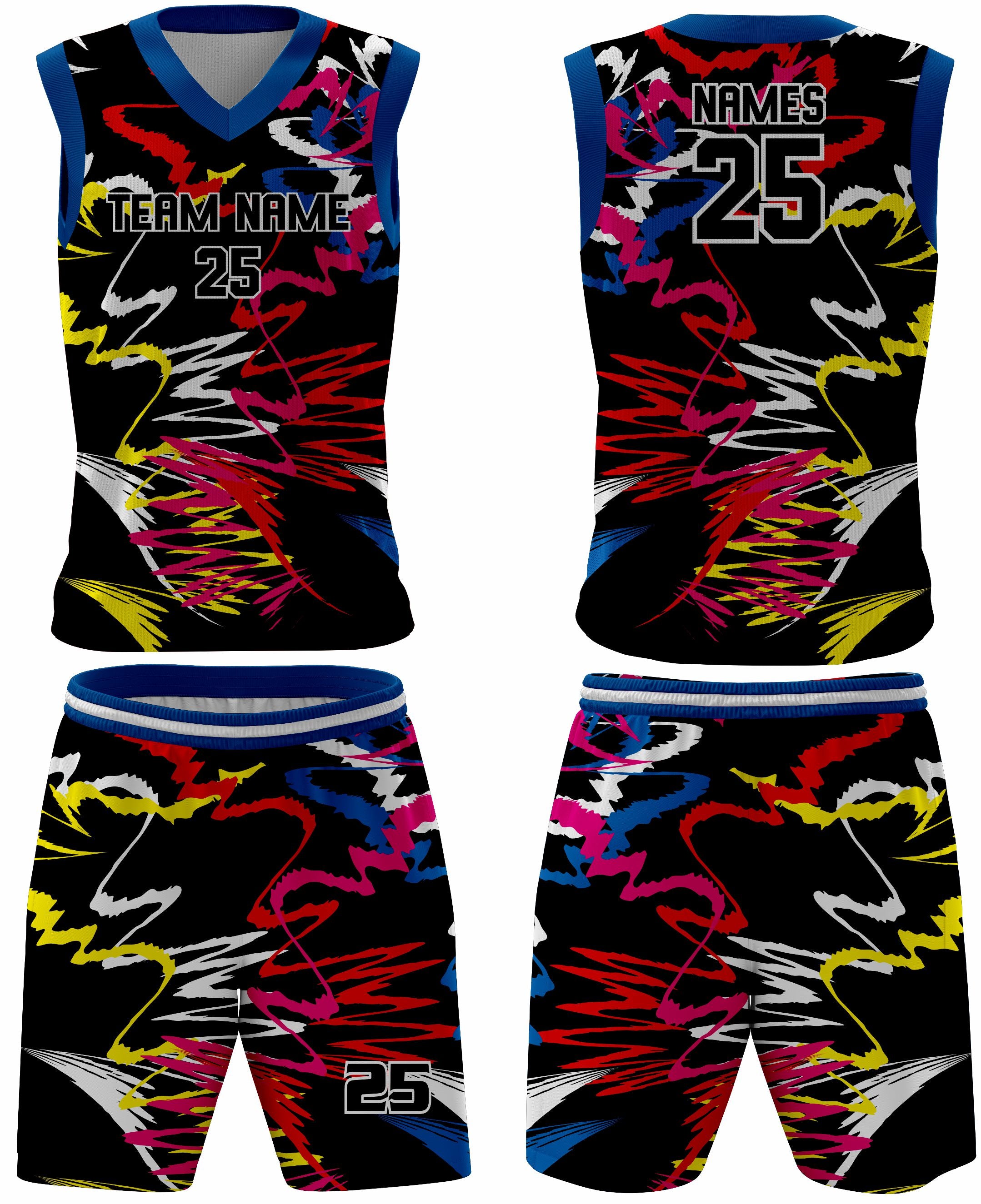 Custom Basketball Uniform 55 – Premium Team Jerseys & Shorts - Team Concept Sports