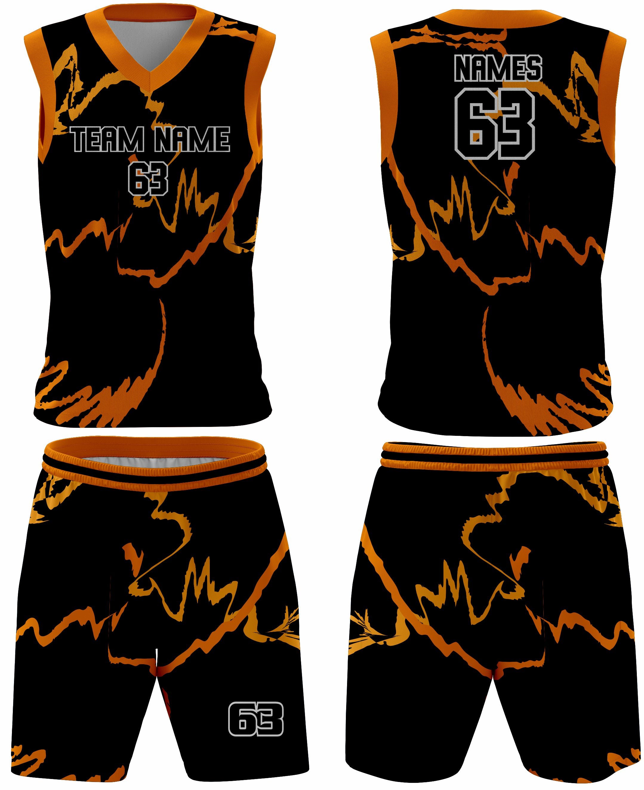 Custom Basketball Uniform 56 – Premium Team Jerseys & Shorts - Team Concept Sports