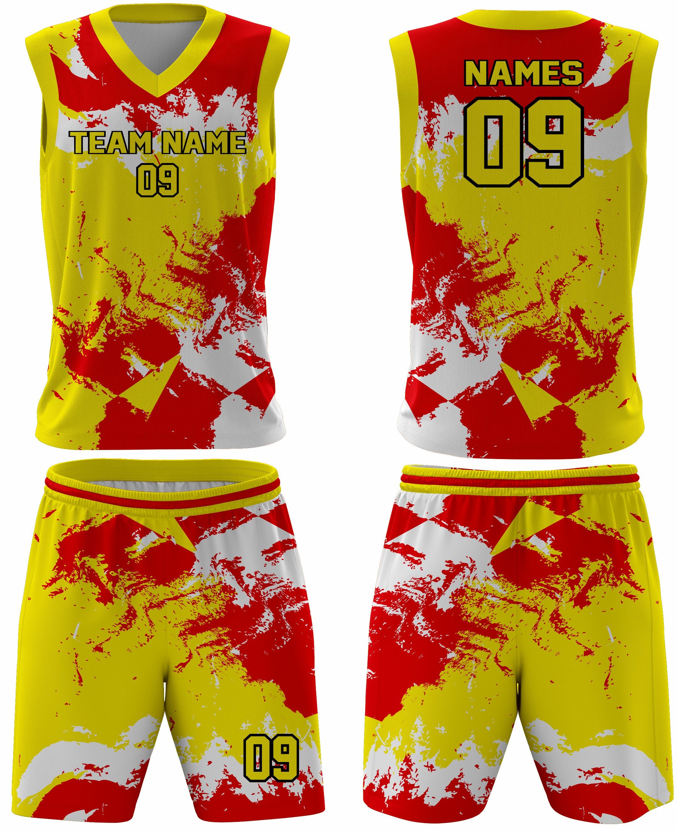 Custom Basketball Uniform 61 – Premium Team Jerseys & Shorts - Team Concept Sports