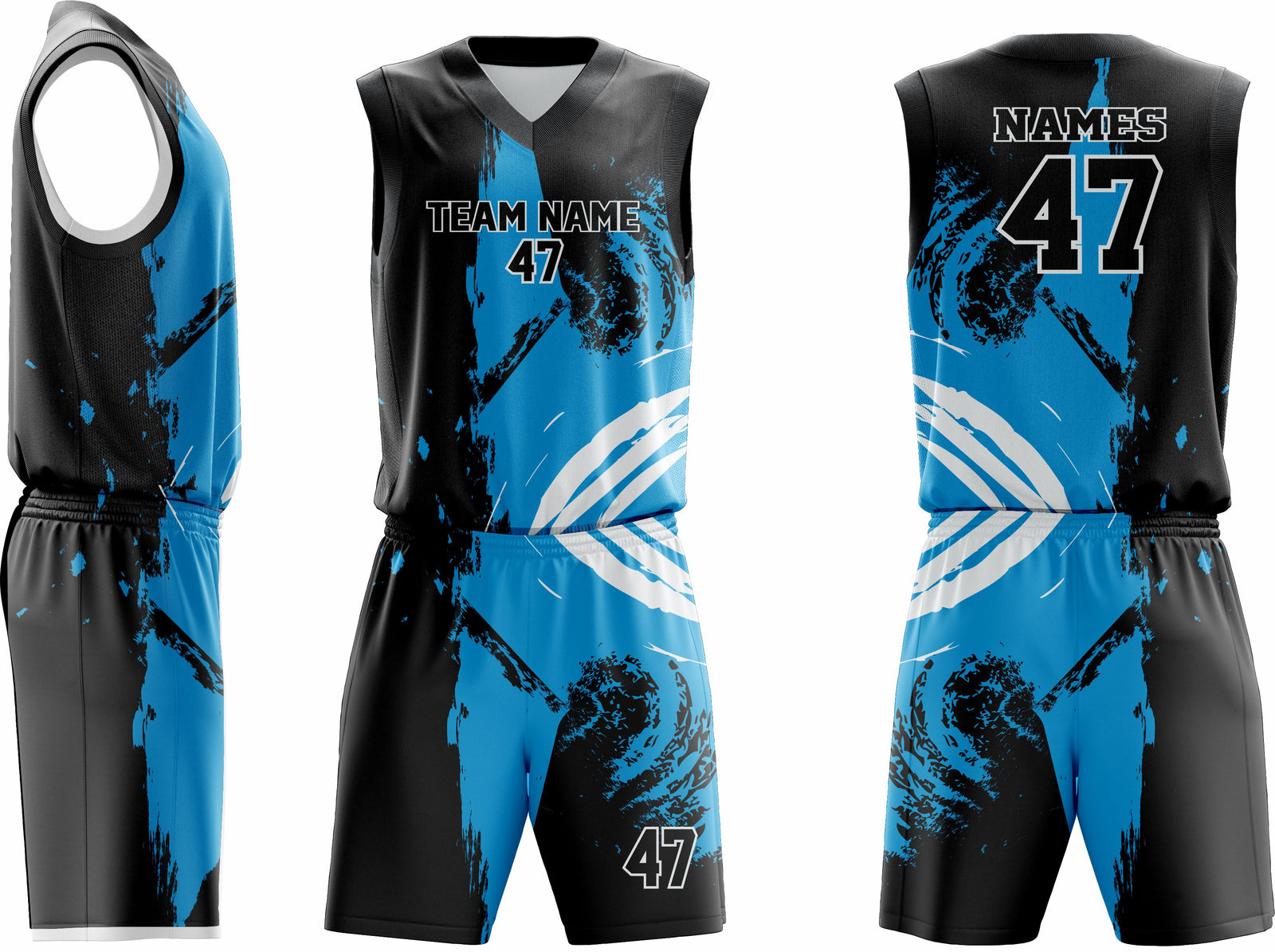 Custom Basketball Uniform 8 – Premium Team Jerseys & Shorts - Team Concept Sports