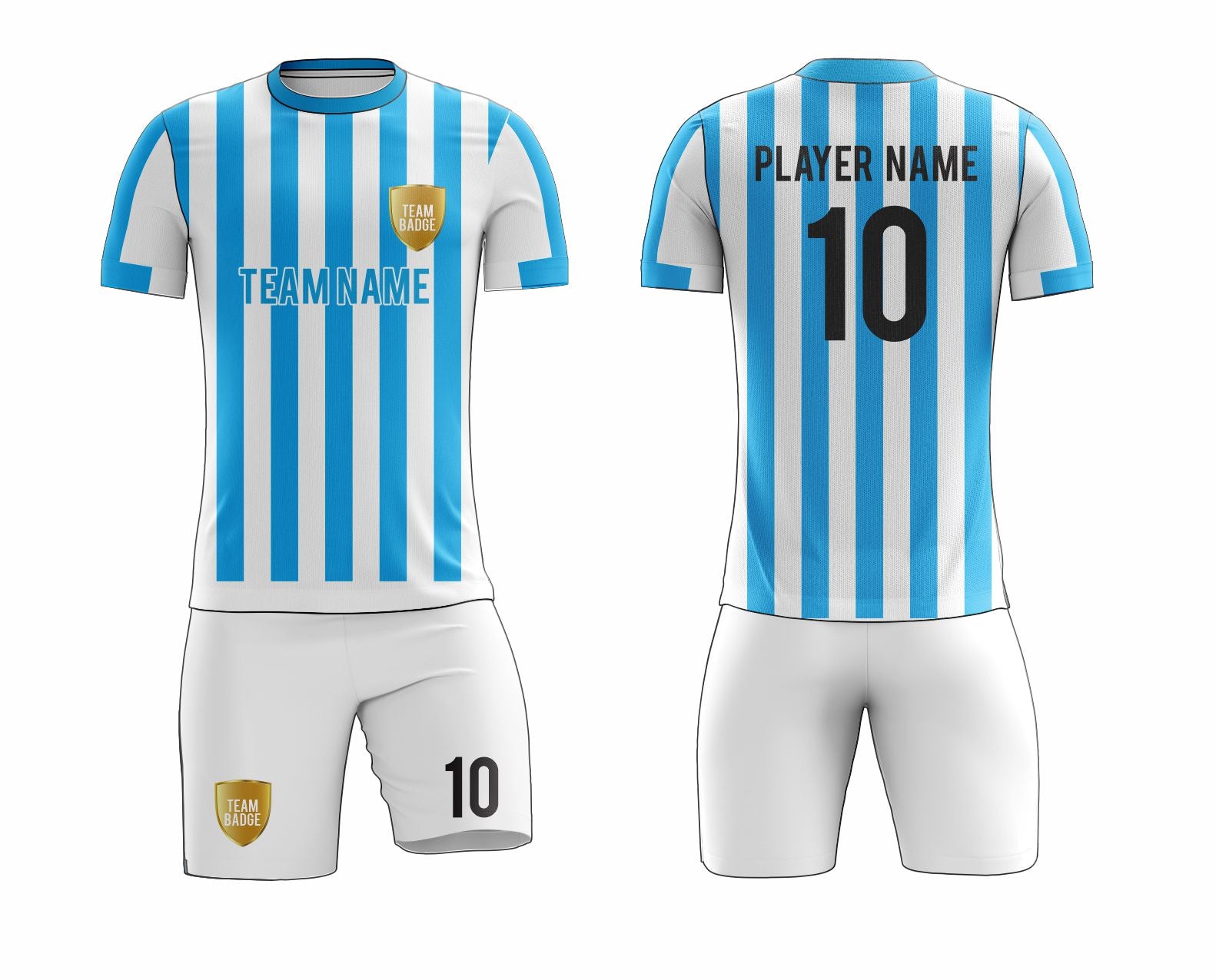 Custom Soccer Uniform 46 – High-Performance Team Jersey & Shorts - Team Concept Sports