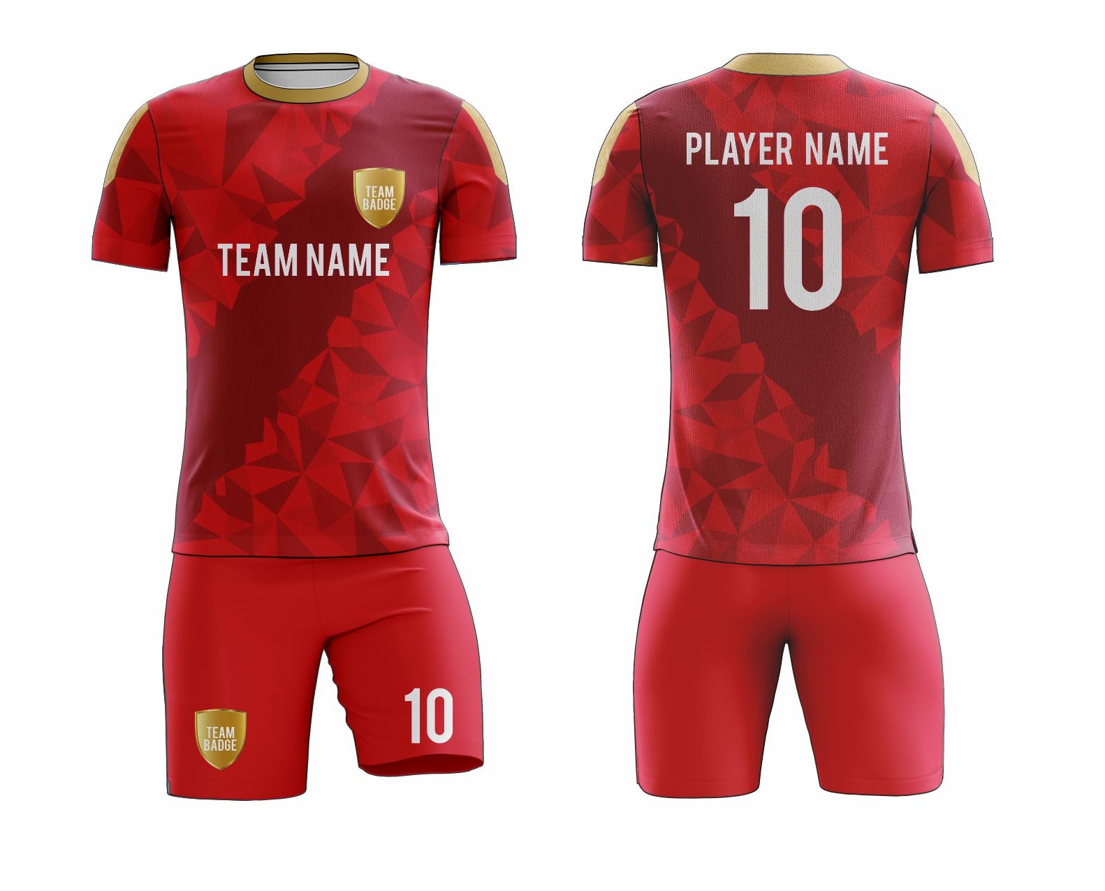 Custom Soccer Uniform 48 – High-Performance Team Jersey & Shorts - Team Concept Sports