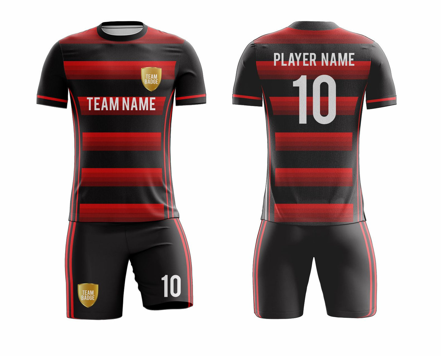 Custom Soccer Uniform 52 – High-Performance Team Jersey & Shorts - Team Concept Sports