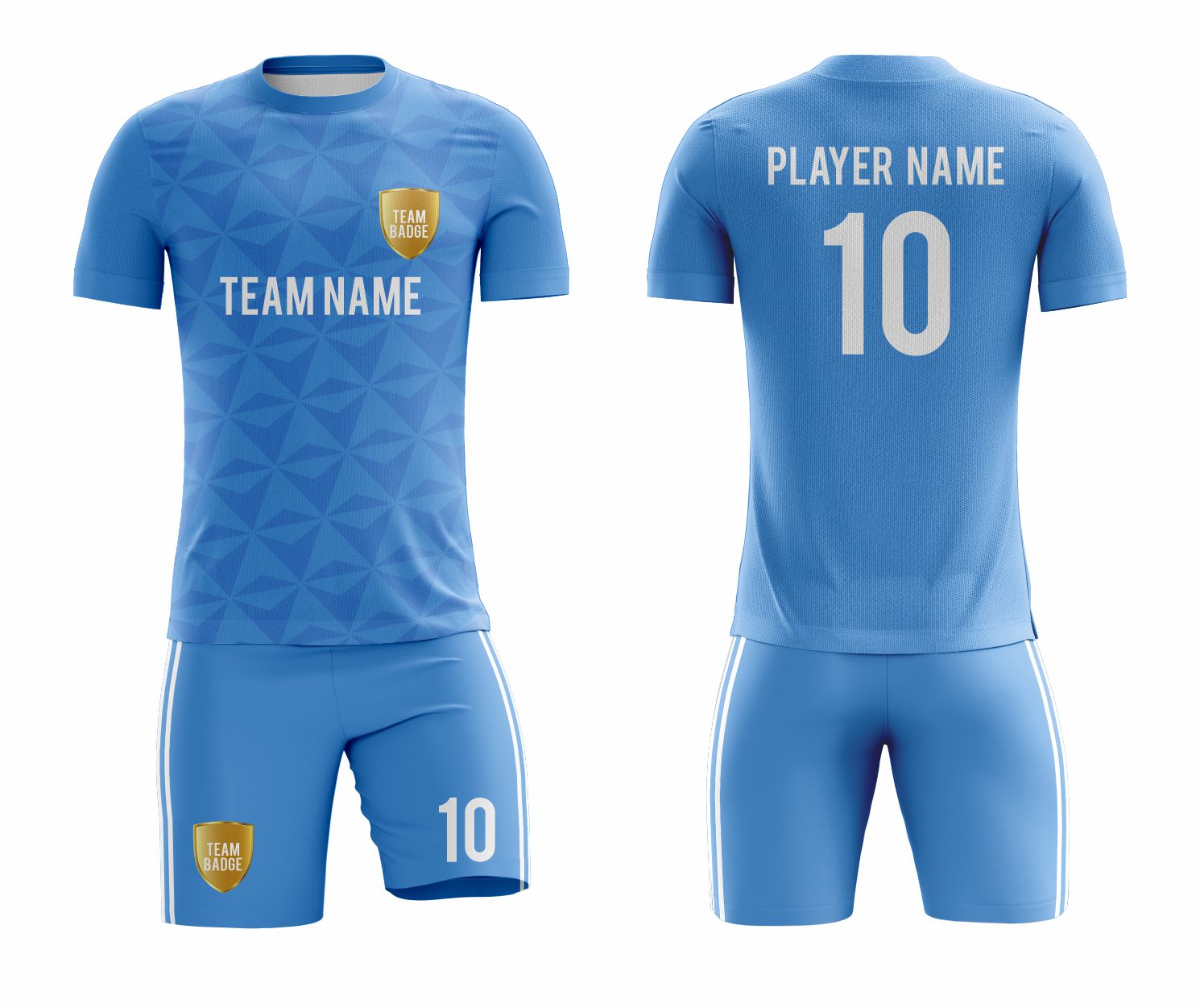 Custom Soccer Uniform 6 – High-Performance Team Jersey & Shorts - Team Concept Sports
