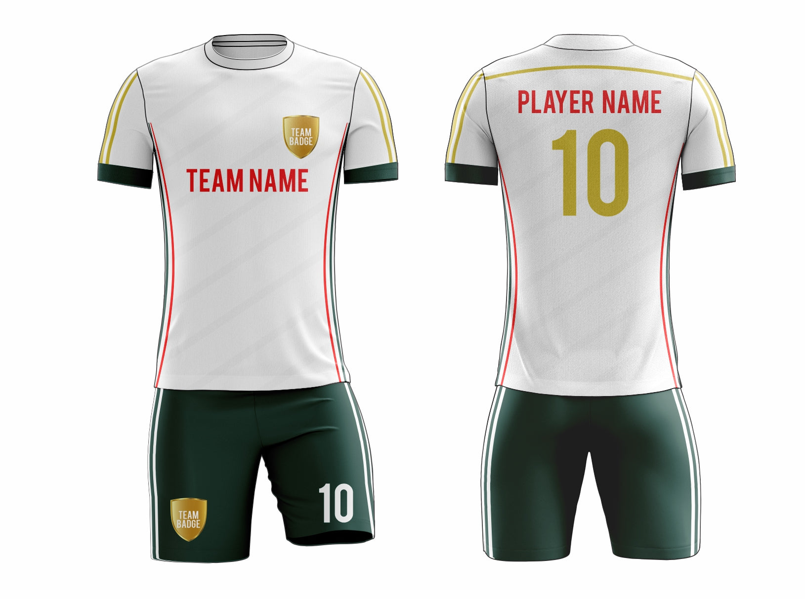 Custom Soccer Uniform 62 – High-Performance Team Jersey & Shorts - Team Concept Sports