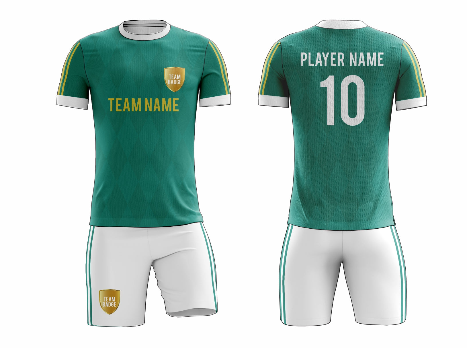 Custom Soccer Uniform 64 – High-Performance Team Jersey & Shorts - Team Concept Sports