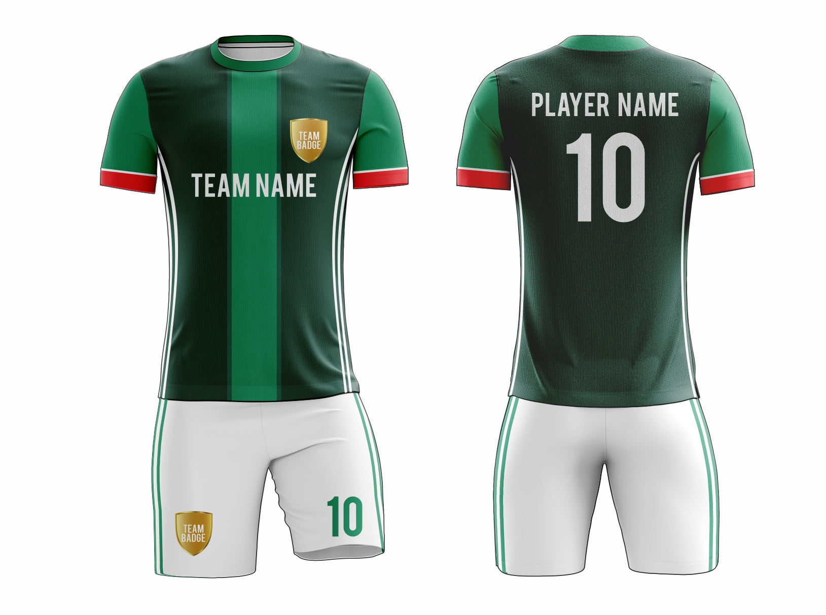 Custom Soccer Uniform 66 – High-Performance Team Jersey & Shorts - Team Concept Sports