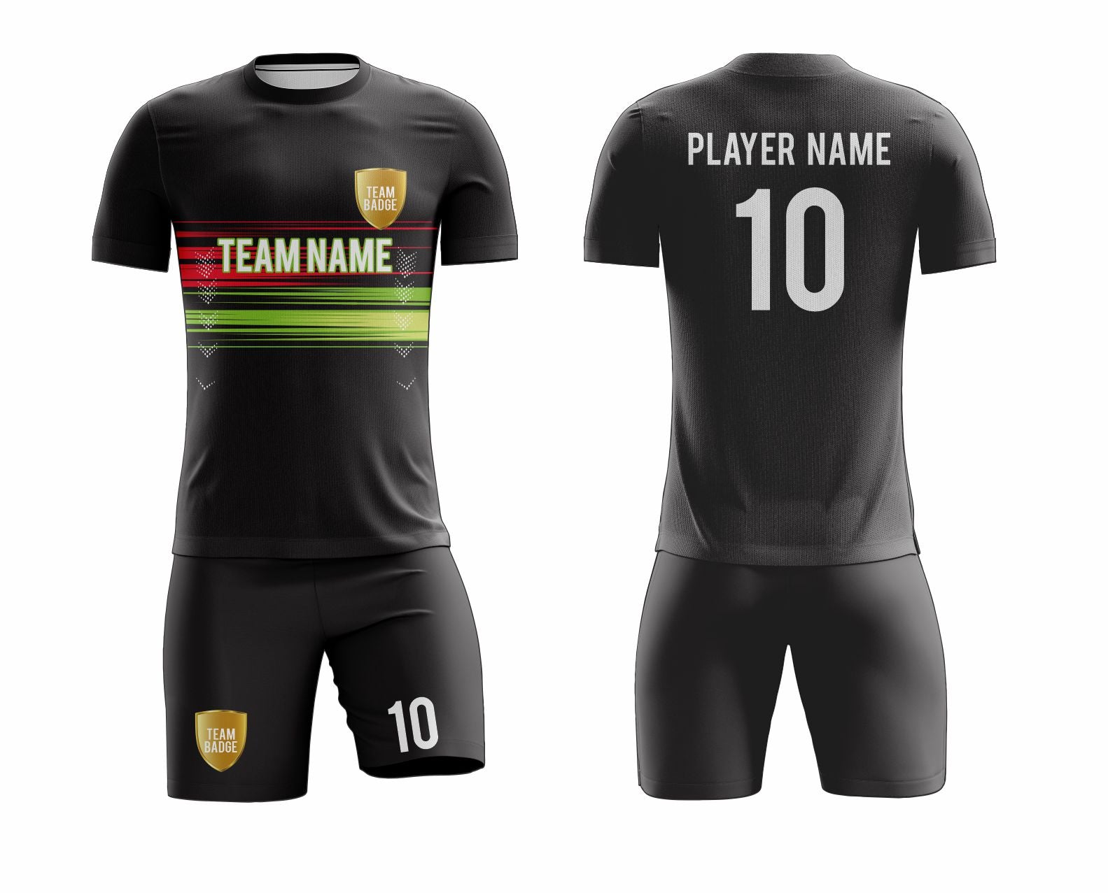 Custom Soccer Uniform 9 – High-Performance Team Jersey & Shorts - Team Concept Sports