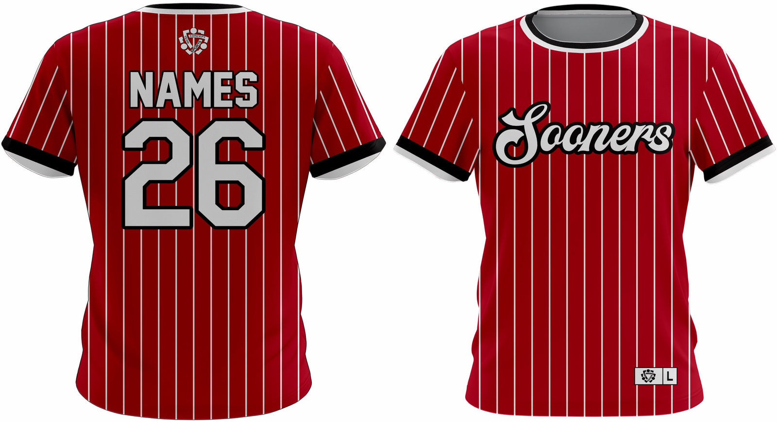 Custom Softball Jersey 172 – Breathable, Durable & Fully Customizable - Team Concept Sports