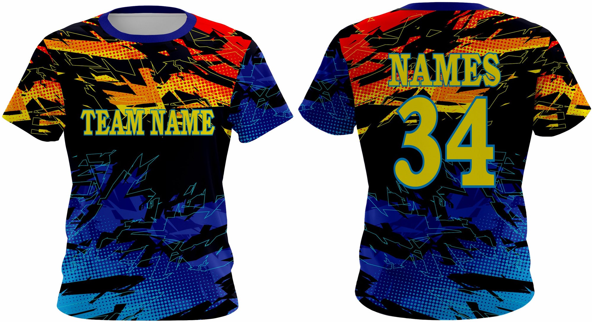 Custom Softball Jersey 28 – Breathable, Durable & Fully Customizable - Team Concept Sports