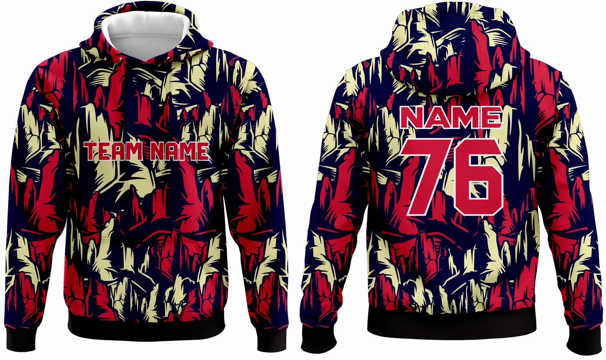 Custom Sports Hoodies 98 – Premium Athletic Team Hoodies - Team Concept Sports