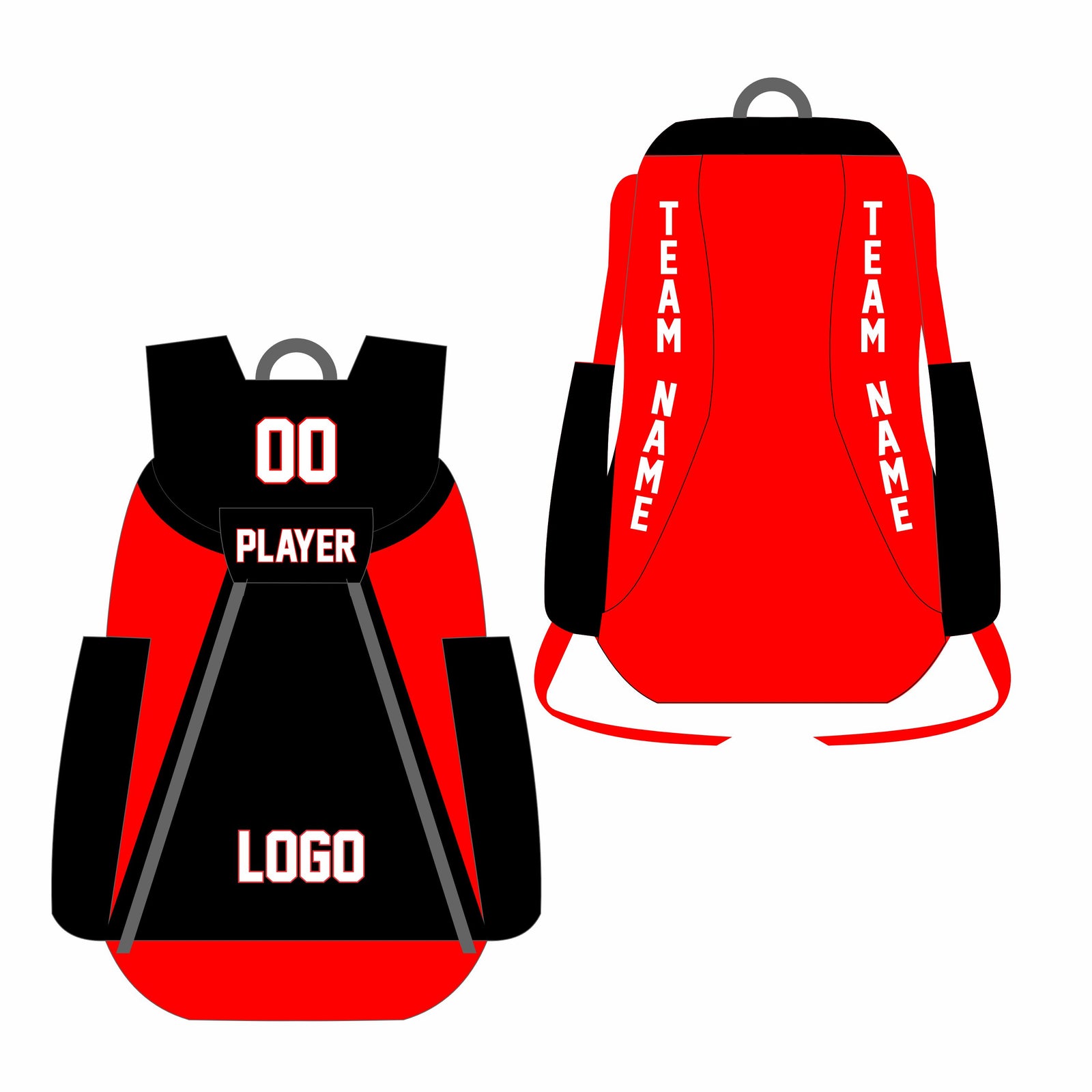 High-Performance Sports Bags 04 - Customizable Name & Number - Team Concept Sports