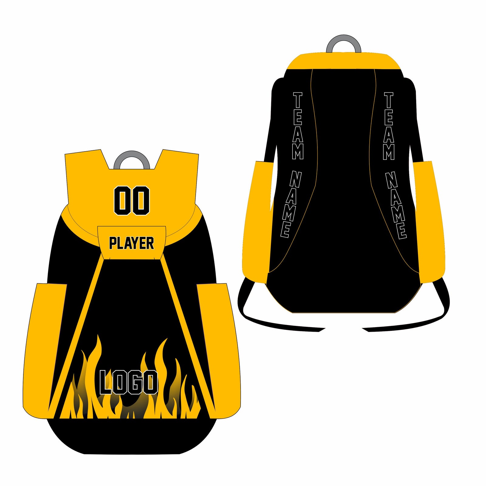 High-Performance Sports Bags 12 - Customizable Name & Number - Team Concept Sports