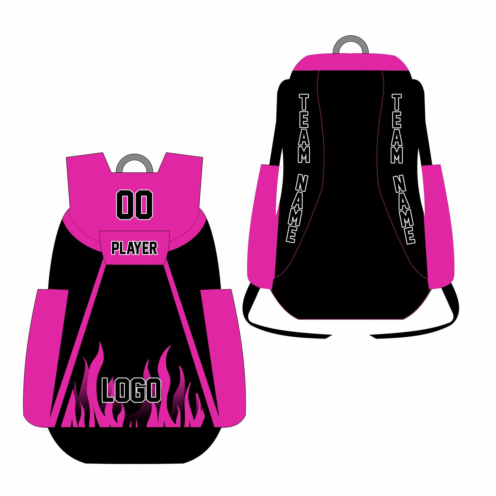 High-Performance Sports Bags 14 - Customizable Name & Number - Team Concept Sports
