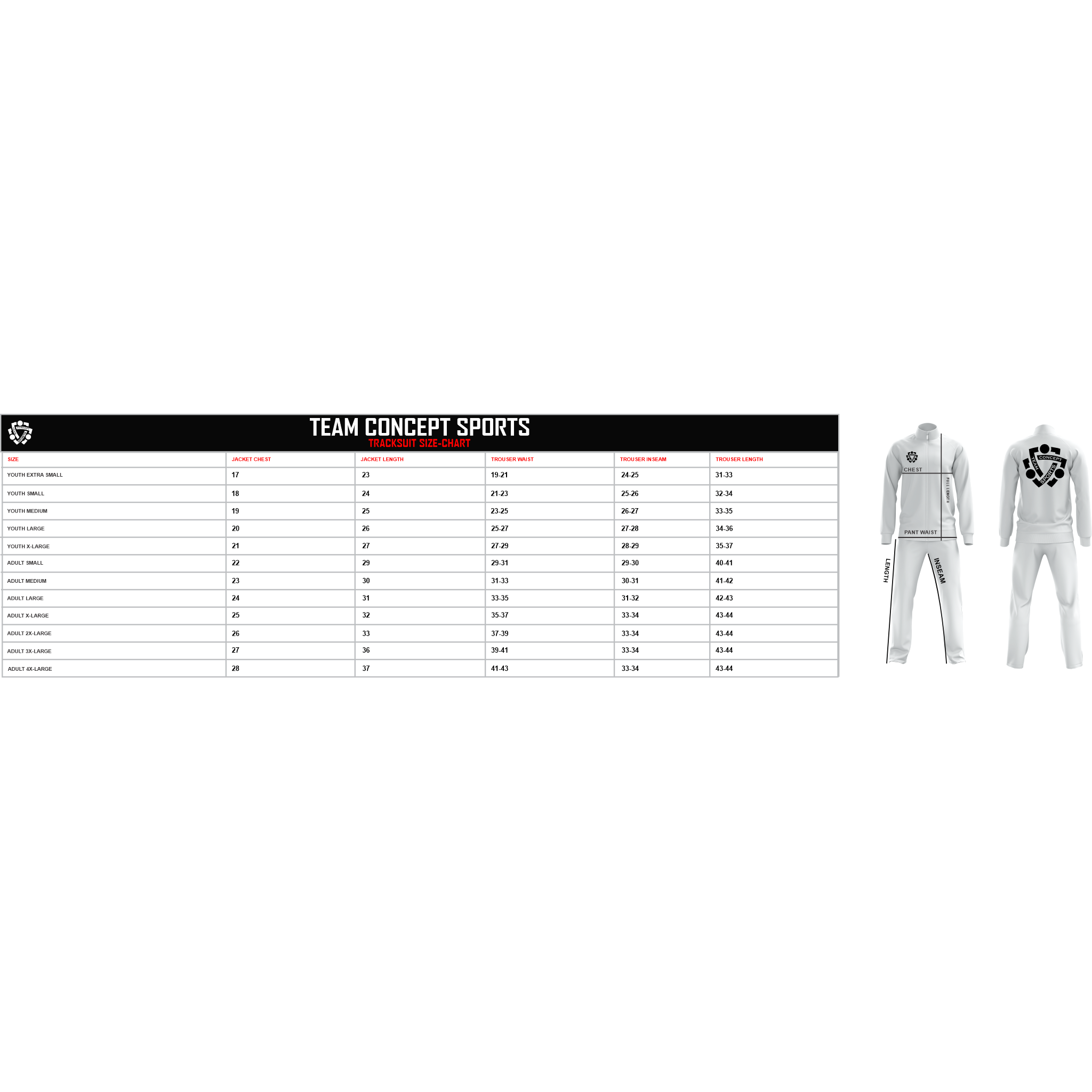 Premium Sports Track Suit 1 – Breathable, Stylish & Durable - Team Concept Sports