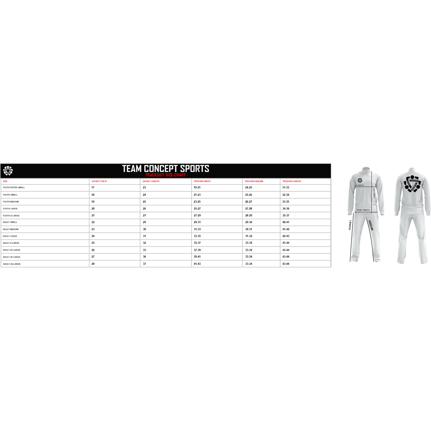 Premium Sports Track Suit 1 – Breathable, Stylish & Durable - Team Concept Sports
