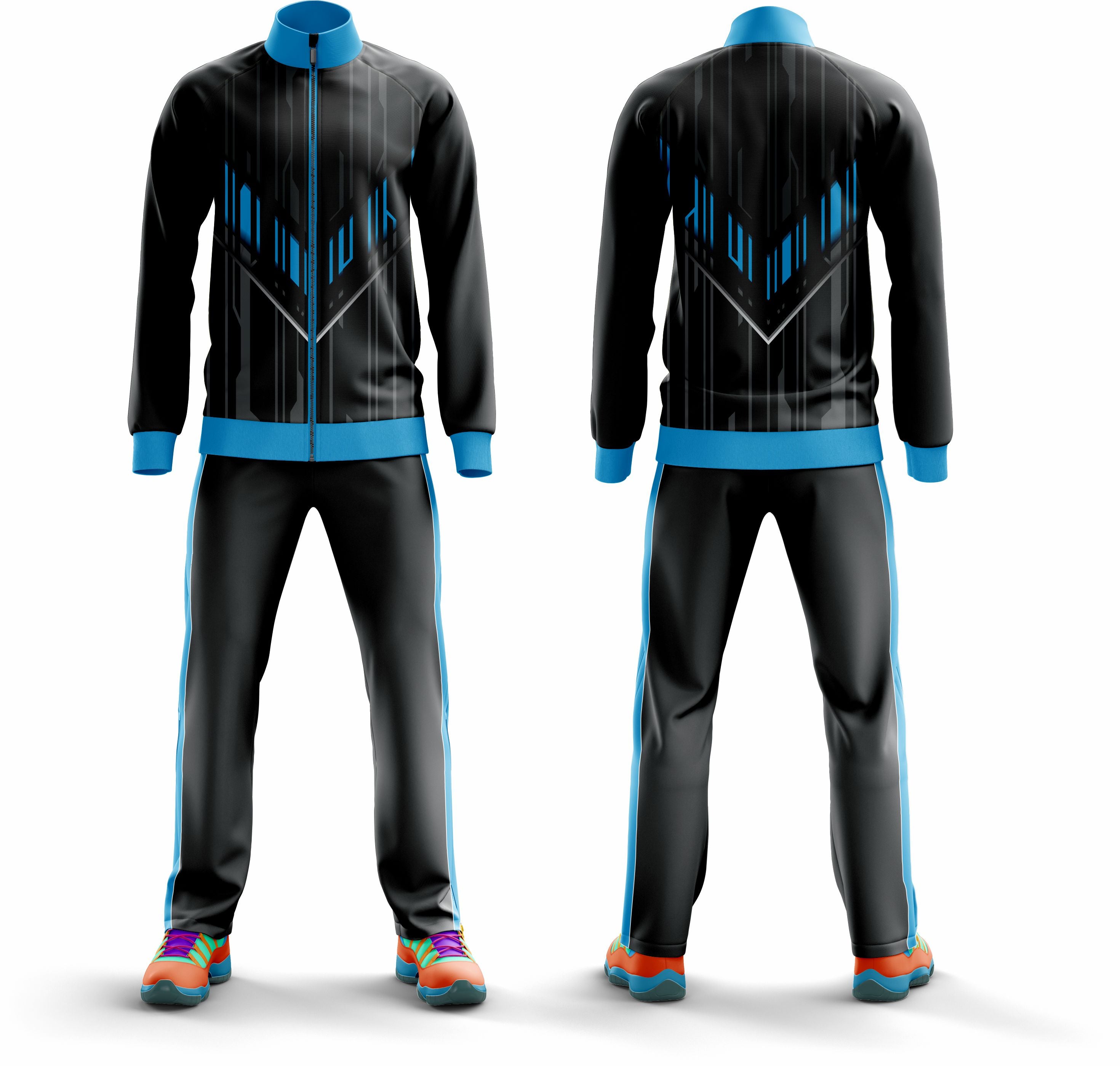 Premium Sports Track Suit 49 – Breathable, Stylish & Durable - Team Concept Sports